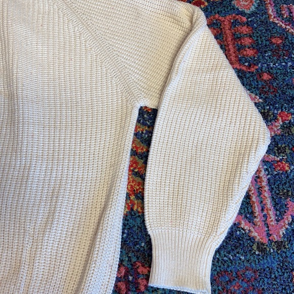 Vintage Cream Sweater LS Ayres & Co. Mens Store XL - Picture 3 of 6